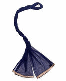 Babyhug Sleeveless Kurta Churidar And Dupatta Set - Navy Blue