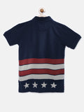 U.S. Polo Assn. Kids Boys Navy Polo T-shirt