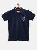U.S. Polo Assn. Kids Boys Navy Polo T-shirt