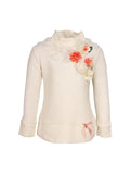 CUTECUMBER Girls Cream-Coloured Top