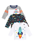 next Boys Pack of 3 Printed T-shirts