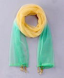 Babyhug Sleeveless Kurti And Salwaar With Dupatta - Green